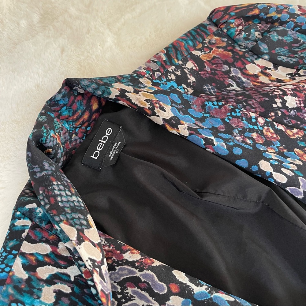 bebe Multicolor Patterned Blazer - Picture 2 of 3